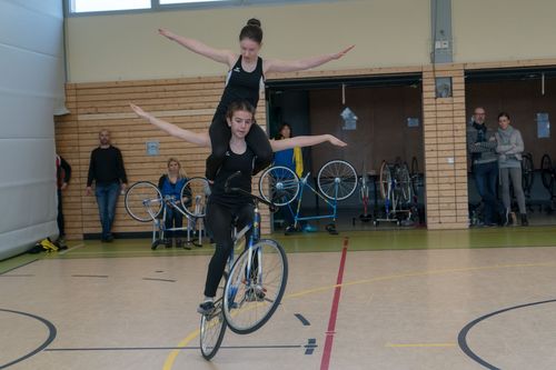 Starker Saisonauftakt der U19 KunstradfahrerInnen beim 1.BW-Cup in Wallbach (21.02.2018) 