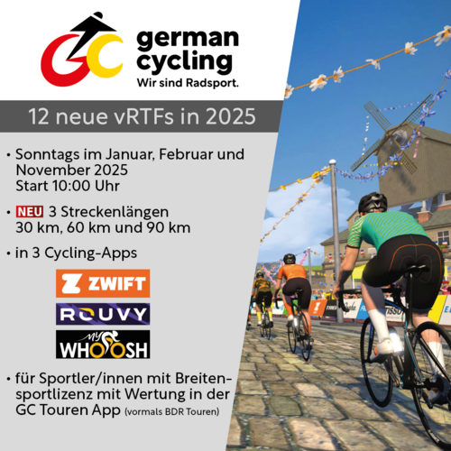 German Cycling - Virtuelle RTFs ein Erfolgsmodell 